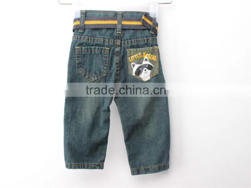 Baby's large quantity stocklot jeans with belt