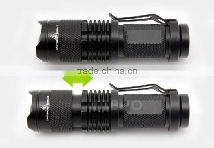Customize Painting Military Grade Tactical WaterProof Flashlight LED