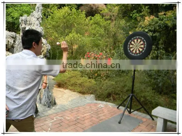 Dart board with dart surround steady dart stand set