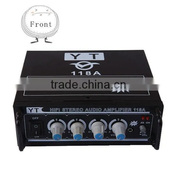 boombox subwoofer amplifier YT-118A with CD/VCD/DVD input