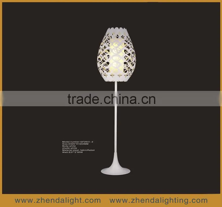 white color hollow out lamp shade hotel table lamp& bedside decoration lighting