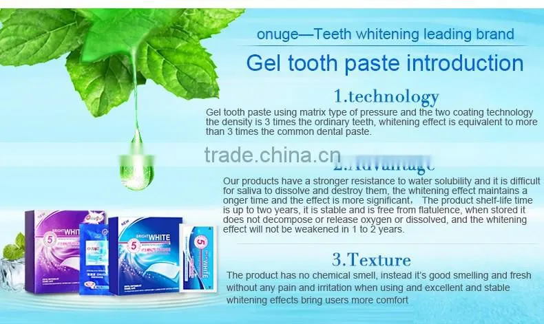 profitable business opportunities Non peroxide Teeth Whitening Dry Strips