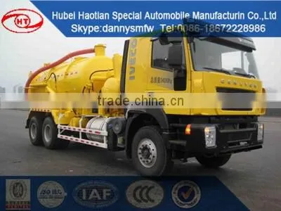 Shock low price new heavy 4x2 sewage suction truck,fecal suction truck for sale