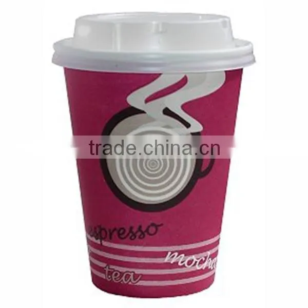 Logo printed ripple disposable hot coffee paper cups