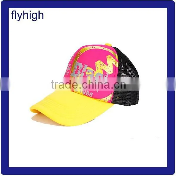 High quality custom polyester embroidered cycle mesh cap