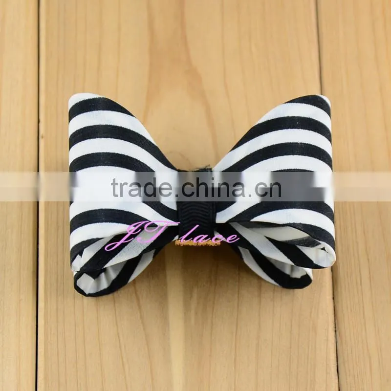 Navy /White butterfly accessories- pale hair bow- large hair bow - holiday hair bow decorate