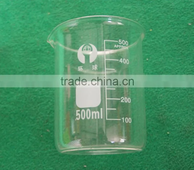500ML/1000ML Borosilicate glass beaker Cup with handle
