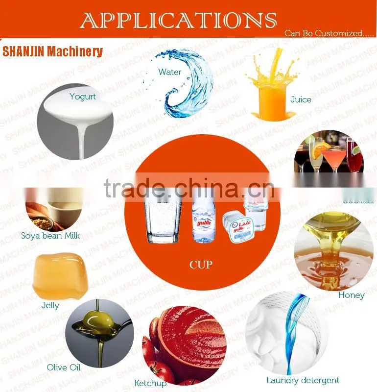 Yoghurt Cup liquild Filling Sealing Machine/automatic sealing machine