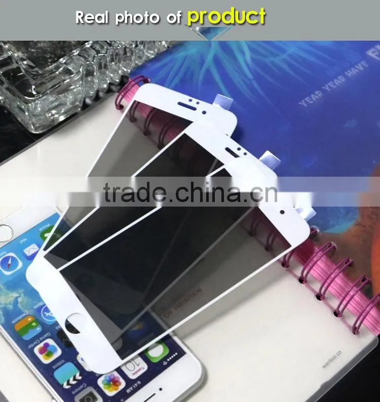 newest arrivel 2.5D 9h anti spy tempered glass screen protector for iphone
