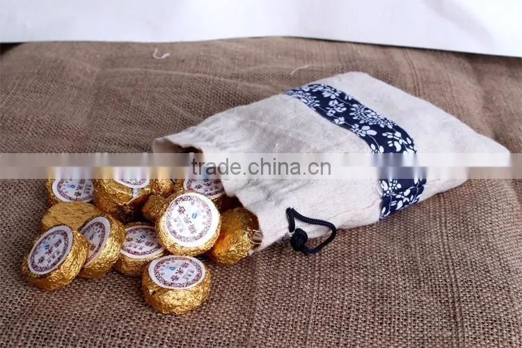 2015 hot selling cotton sling tea bag