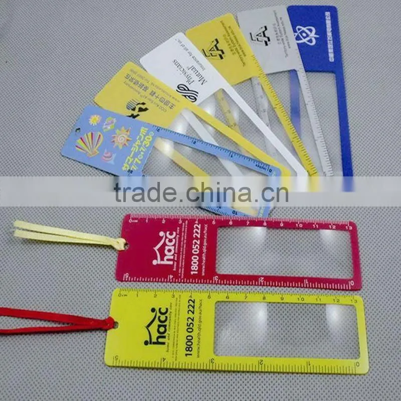 new products for 2015 cheap customized plastic clear plastic bookmarks for promotion gift