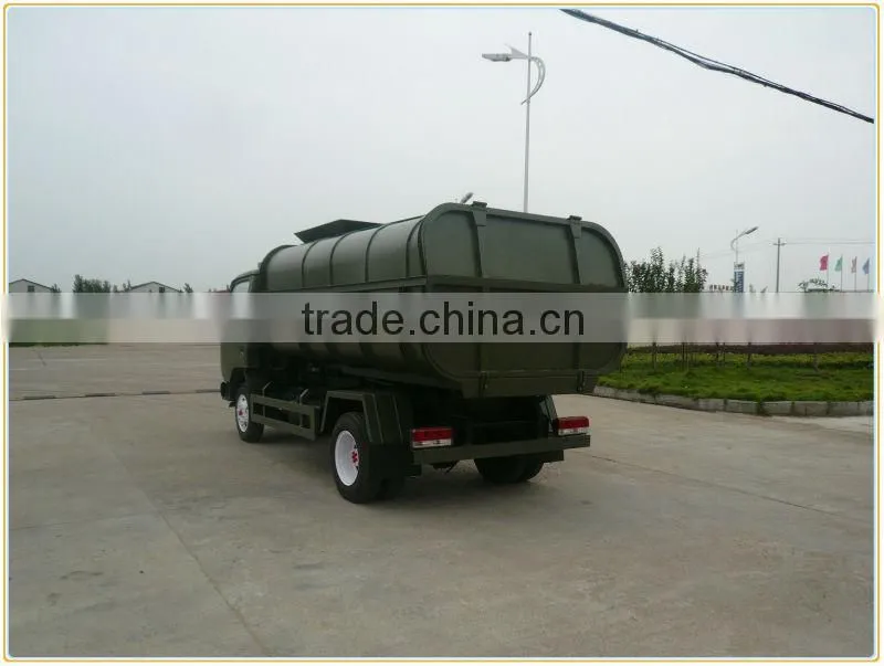 Dongfeng 4x2 small garbage truck ,self-loading garbage truck