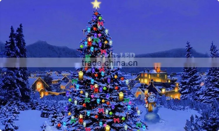 2014 Super Hot-sale DD8275 lighting ball christmas ecard