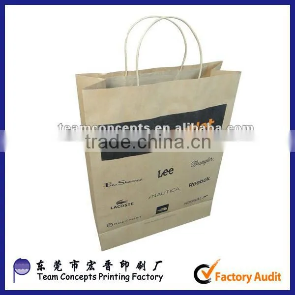 cheap recycled brown paper bag wholesale