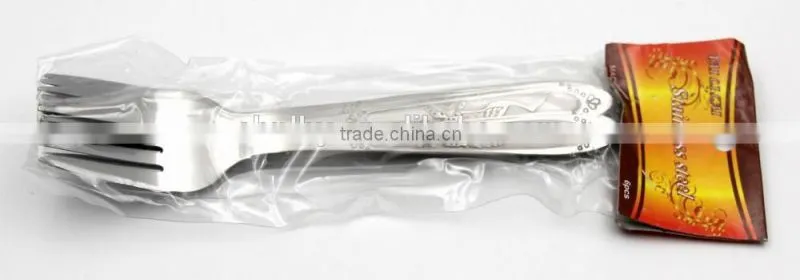 Promotional swan shaped stainless steel french tableware for fork