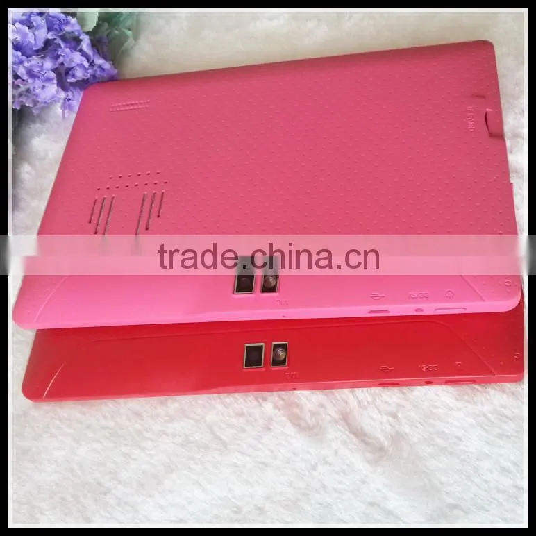 7 Inch Dual Core Android Tablet with Bluetooth Dual Camera Q88 A33 with big speakers