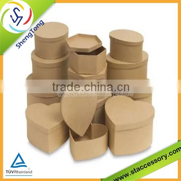 new design high quality brown kraft paper box