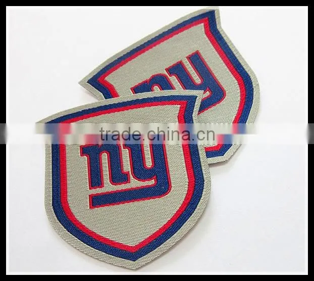 custom woven logo badge patch for uniform apparel