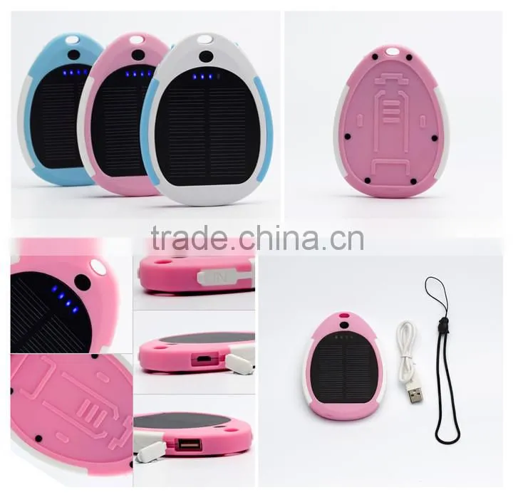 waterproof battery usb power bank mini solar charger