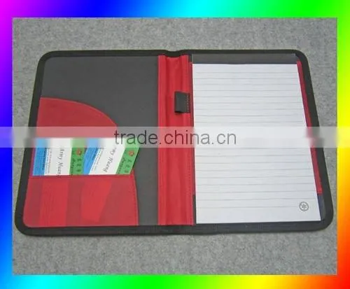 A5 linen fIle folder with notepad
