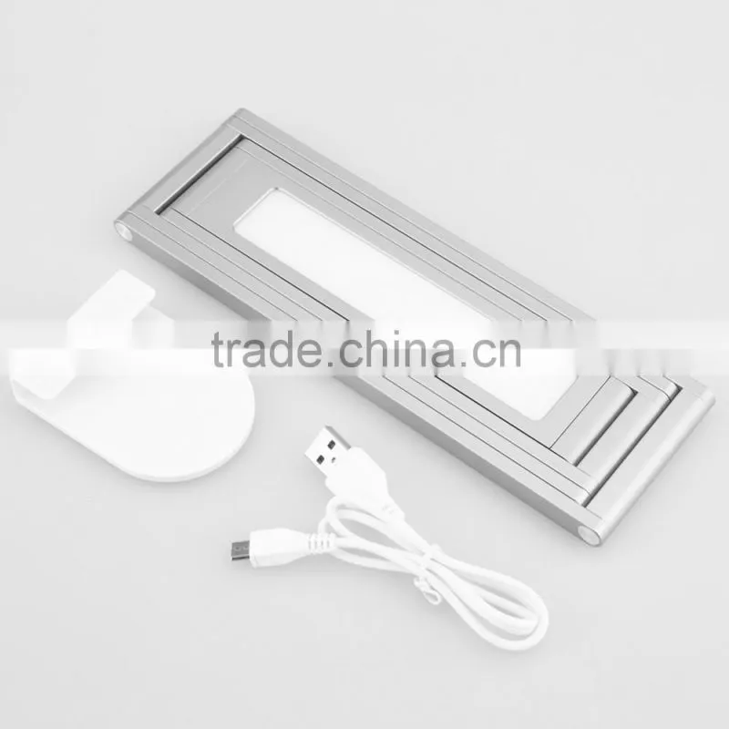 Eye Protection Aluminuim Alloy Flexible Portable 360Degree LED Desk Lamp with USB Charger