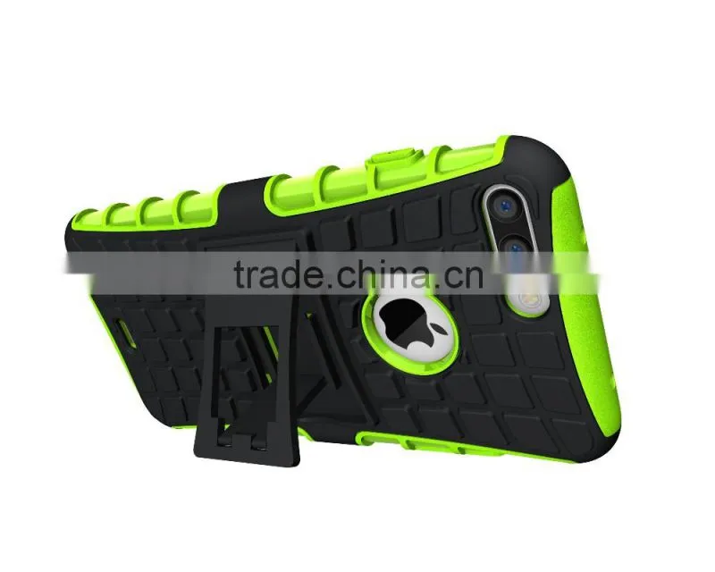 robot kickstand case for iphone 7, hybrid for iphone 7 case, rugged hybrid for iphone 7 case