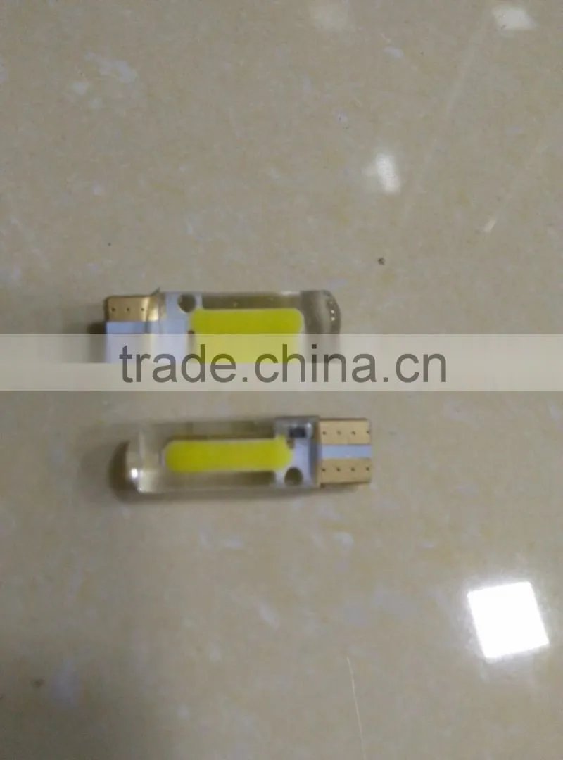 T10 Silica COB , High Power Car Led Lights , LED License Plate Bulbs