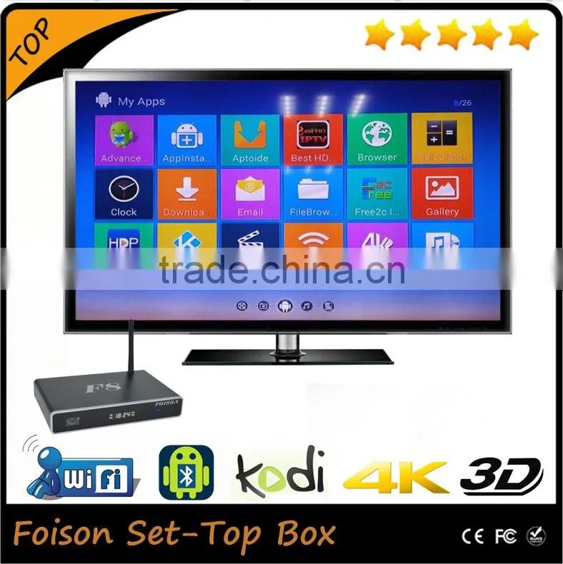 2016 new design Streaming Box and satellite tv box with customized 2000+ iptv channels