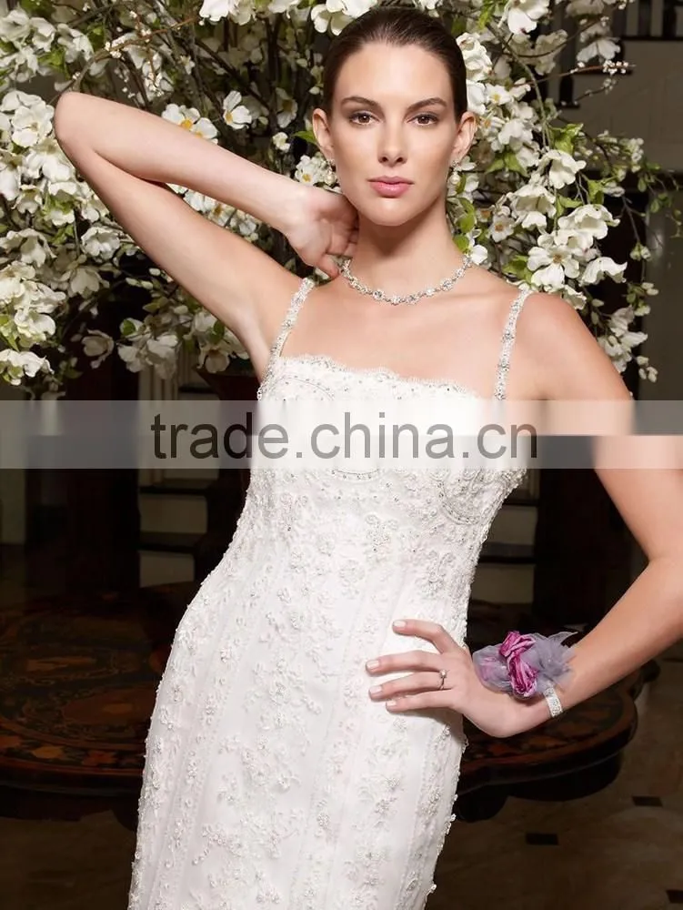 Latest Style High Quality puff sleeve wedding dress