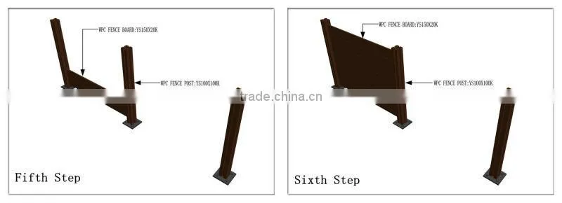 wood plastic fence