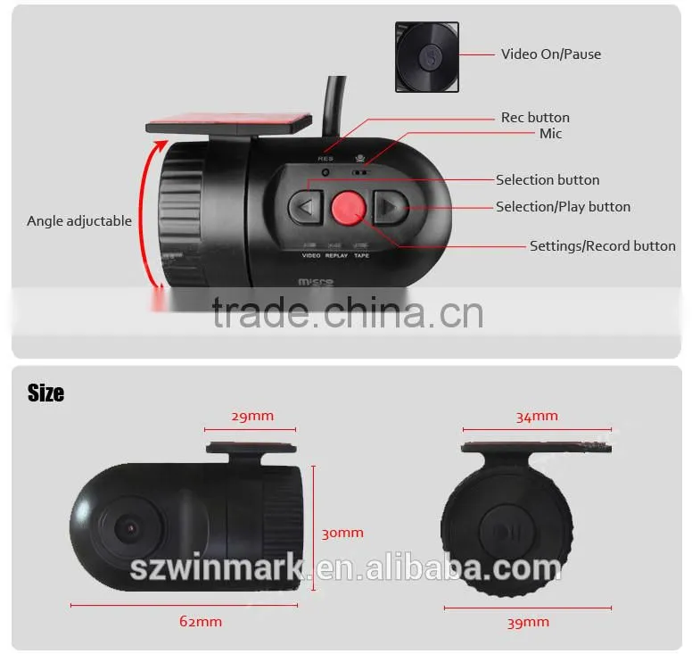 2014 New CAR DVR/HD CAR DVR/CAR DVR CAMERA DVR-100