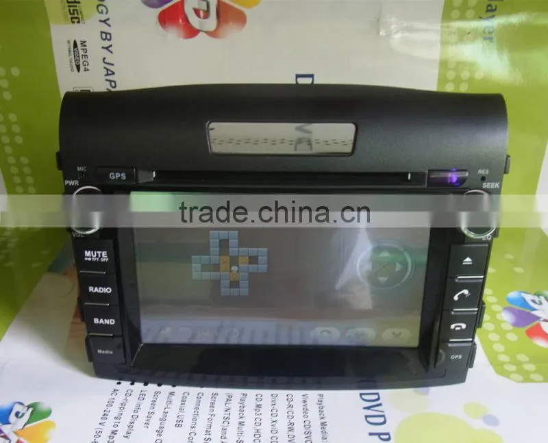 DH7037 touch screen car DVD for Honda CRV 2012 accessories with gps navigation & car multimedia player