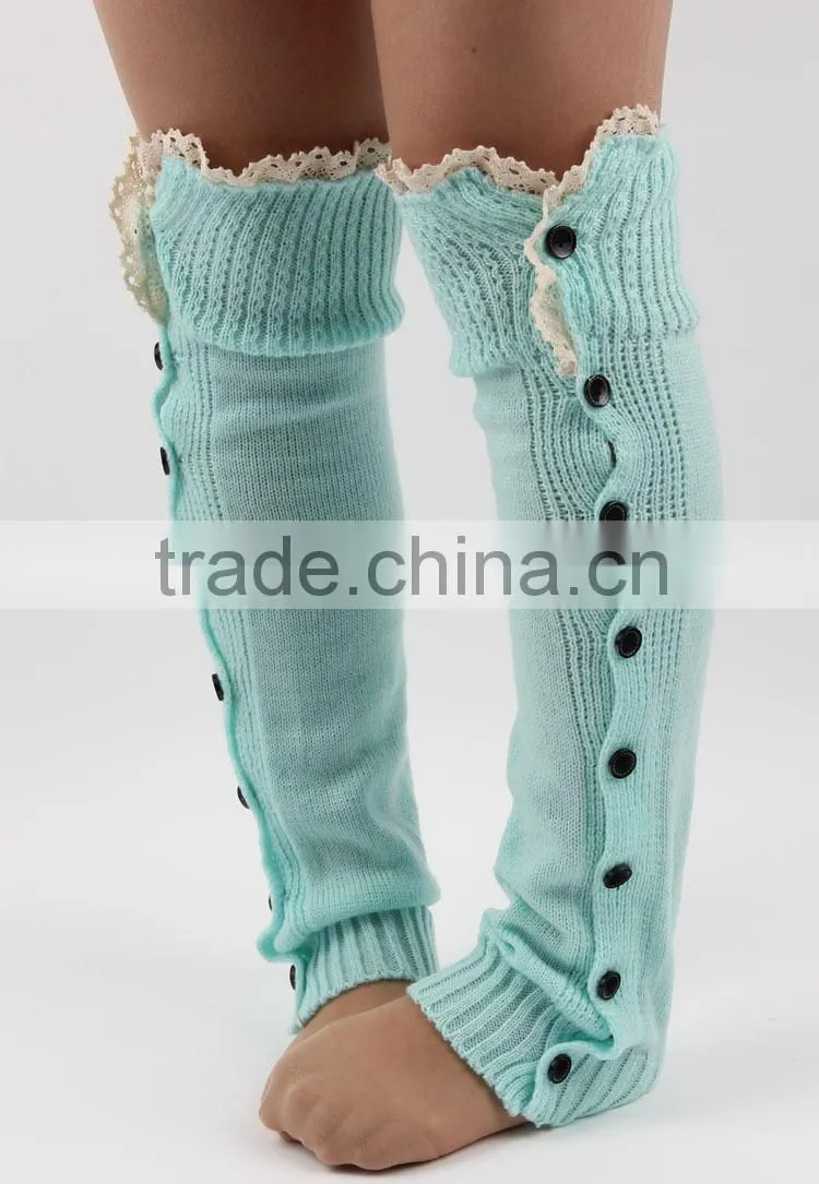 Newest infant warm crochet free patternms leg warmer knitted leg warmer