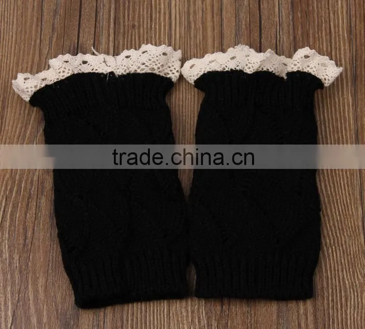 Free shipping baby heated leg warmer infant crochet knitted top leg warmer