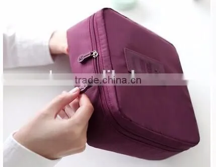 YIWU RODA 100%polyester fashion foldable cosmetics storage bag