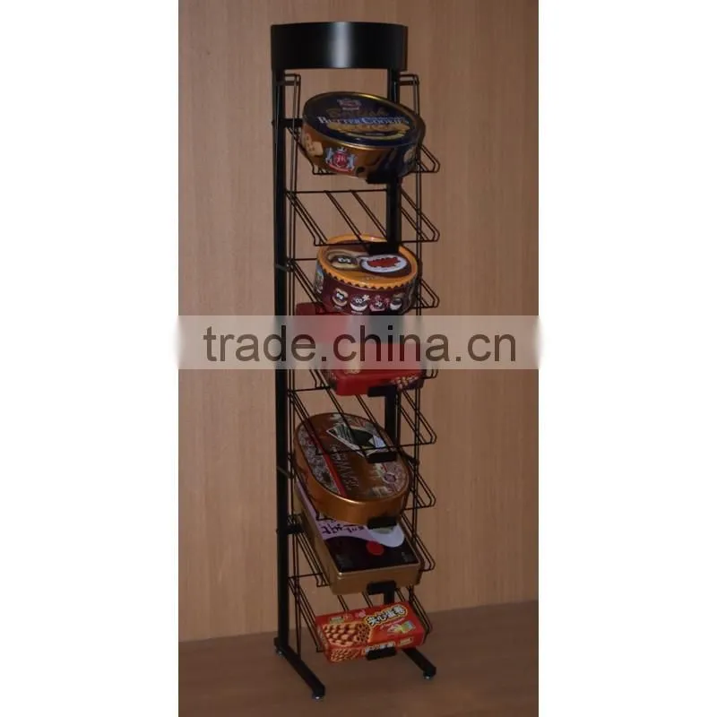 counter chocolate display rack