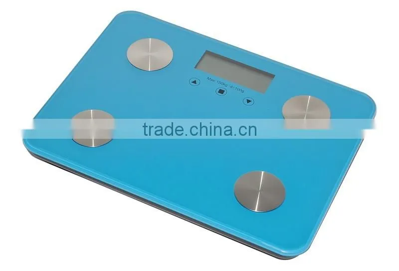 2016 Bluetooth bathroom scale with body fat, water, bone composition analyzer MAX180KG