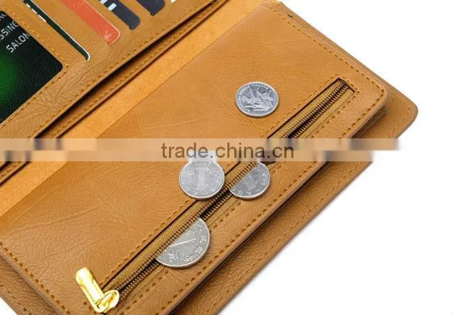 business card wallet,fashion men leather wallet,PU wallet with logo custom