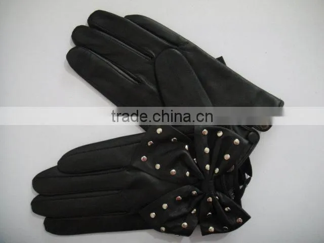deerskin leather fashion glove