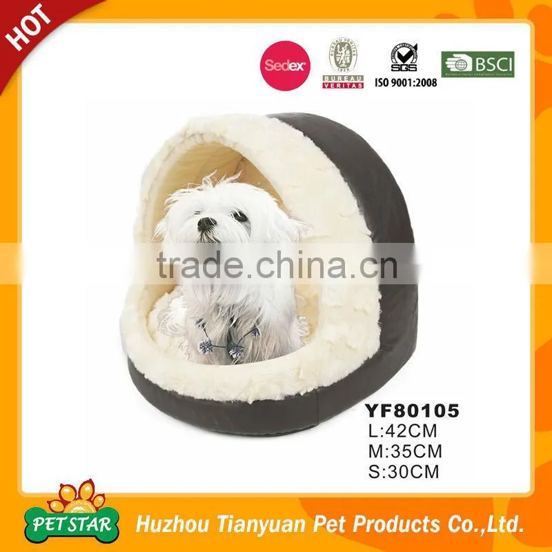 2016 New PU Leather Fabric Luxury Memory Foam Dog Bed