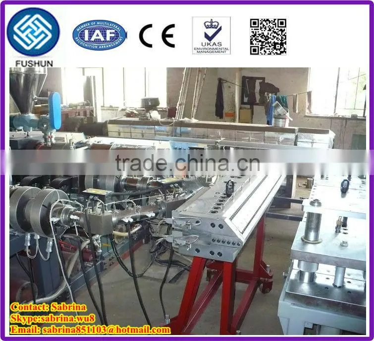 PVC Corrugated Sheet Extruder Machine