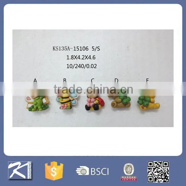 Colorful resin fridge magnet