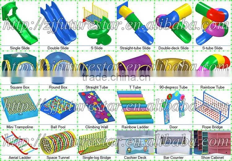 Free design CE & GS LLDPE kids indoor used commercial playground equipment sale