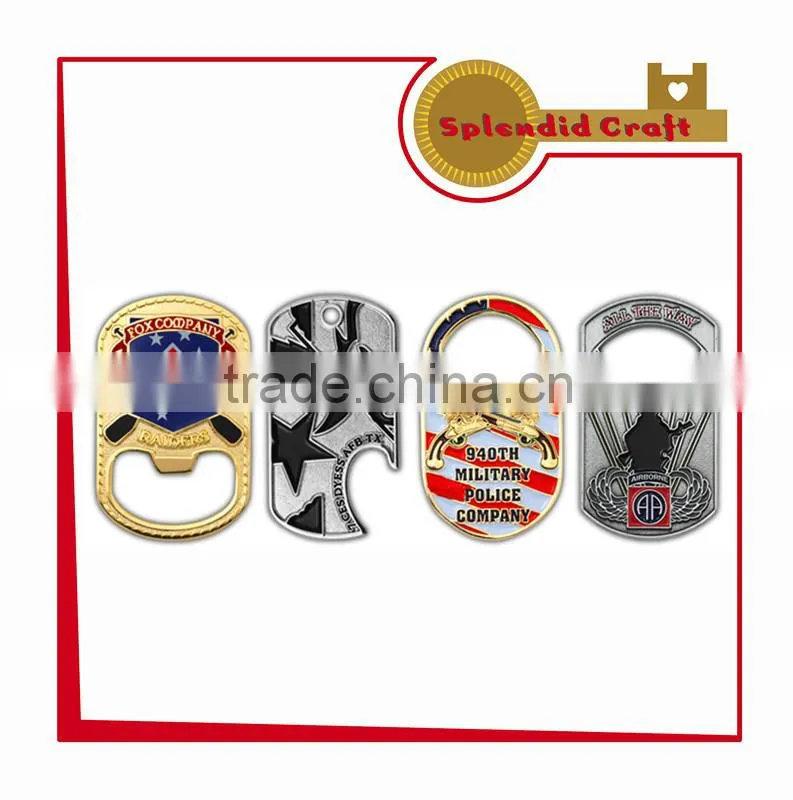 Metal bottle opener