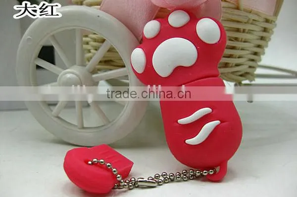 The funny 3D mini cats claws style silicone usb cover