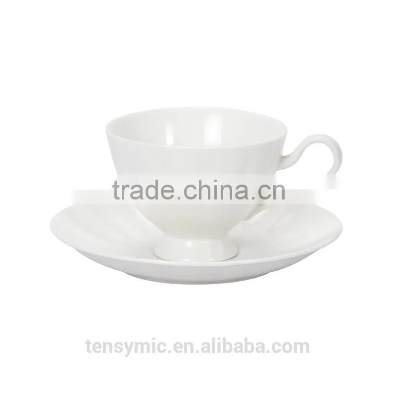 T01101-B Chaozhou Porcelain ceramic tea cup and saucers
