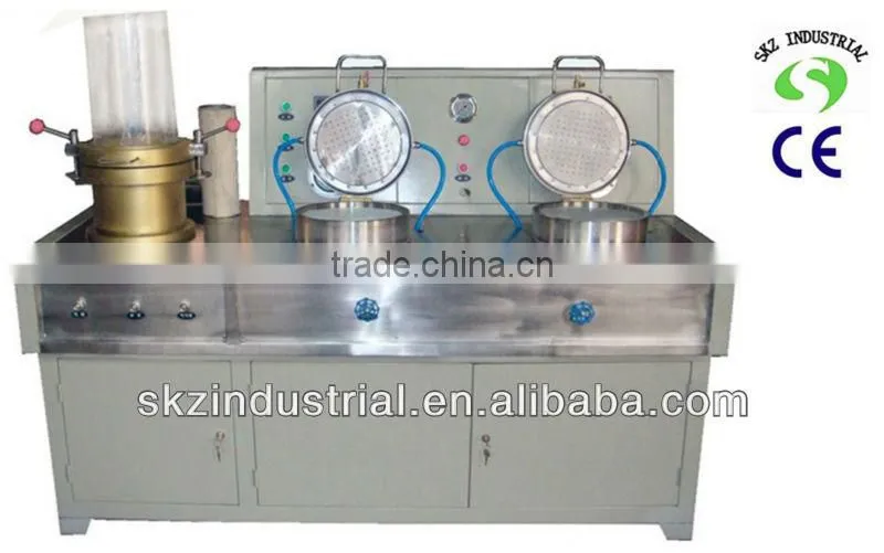 Press and dry fast sheet former