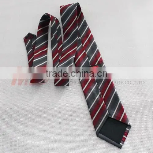 Souvenir for Graduation-Silk School Tie With Woven Stripe