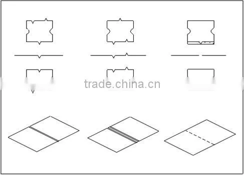 2016 new product manual cardboard file paper folder for small business