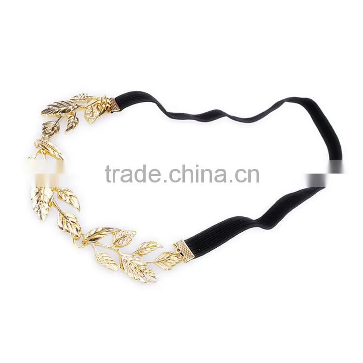 leaf elastics yiwu wholesale hair accessories, vintage hair accessories